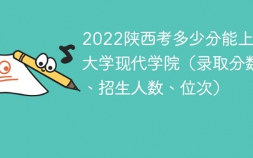 2023陕西考多少分能上西北大学现代学院（附2020-2022录取分数线）